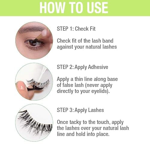 DUO Brush-On Clear Lash Glue –Waterproof Strip Lash Adhesive with Vitamins A, C & E, Long Lasting Eyelash Glue, 0.18 oz, 1 Pack thumbnail 5