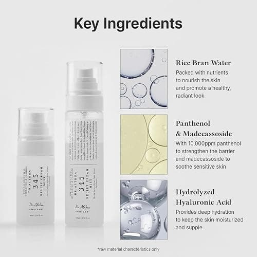 Dr.Althea 345 Relief Cream Mist | Hyaluronic Acid & Panthenol for Hydration and Calming Skin Irritation | Milky Facial Mist Spray Before Makeup and Travel Essential | Vegan Korean Skincare, 3.38 Fl Oz thumbnail 5