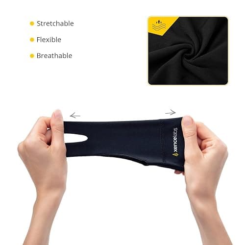 XENCELABS Drawing Glove, Breathable Artist Glove for Drawing Tablet, Two Fingers for Left Right Hand Black Size S thumbnail 3
