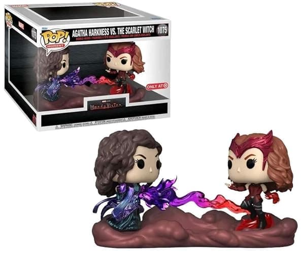 Funko Pop! Moment: Marvel - Wanda Maximoff VS Agatha - WandaVision - Vinyl-Sammelfigur - Geschenkidee - Offizielle Handelswaren - Spielzeug Für Kinder und Erwachsene - TV Fans - Image 1