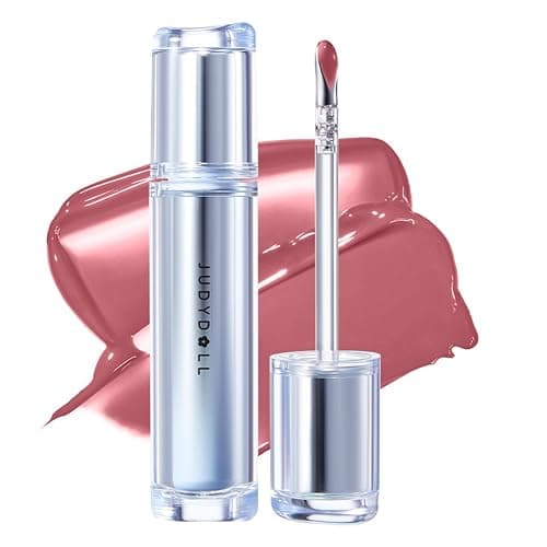 JUDYDOLL Ice Watery Lip Gloss, Waterproof Long-lasting Moisturizing Liquid Lipstick, Mirror Lip Glazes, Stocking Stuffers (#11 Grape Shake, 2.4 grams) - Image 1