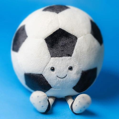Jellycat Amuseables Soccer Ball Stuffed Toy, 12 inches - Soccer Ball Plush Gift for Sports Fans thumbnail 8