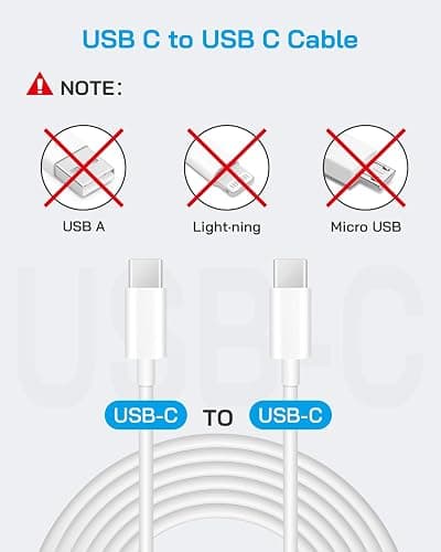 CXX i Phone 17 16 15 Charger Fast Charging-20W USB C Power Brick with 6Ft Type C to C Cord for i Phone 17/17 Pro/17 Air/17 Pro Max/16/16 Pro/16 Plus/16 Pro Max/15 Series, iPad Pro & More [3 Pack] thumbnail 3