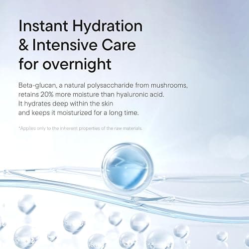 IUNIK Beta-Glucan Power Deep Moisture Vegan Serum Intense Hydration Mushroom Yeast Extracts Naturally-derived - Dry Mature Sagging Sensitive Skin Cell Regenerating Lifting Korean Skincare thumbnail 4