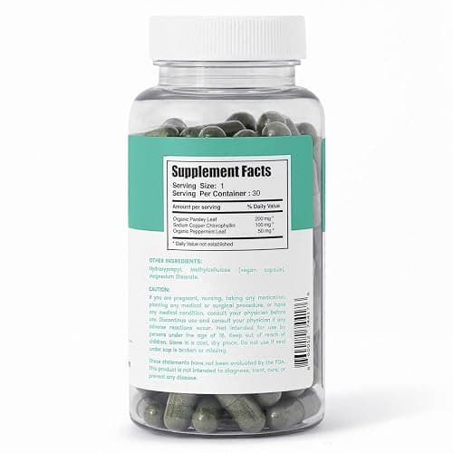 Her Fantasy Box | Body Magic | Chlorophyll Capsules - 30 Vegan Capsules for Detox, Digestion, Gut Health, Skin Support, and Oily Skin - Natural Energy Booster thumbnail 9