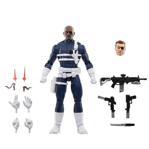 Marvel Legends Series S.H.I.E.L.D. Nick Fury Jr., Sharon Carter, and Dum Dum Dugan Action Figures thumbnail 6