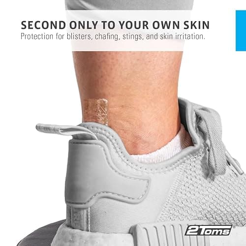 2Toms Skin-On-Skin Hydrogel Squares for Blisters, Chafing, Stings, Irritations, and Pain Relief, 200 1-Inch Squares thumbnail 4