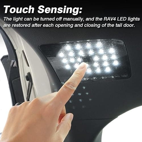 Powerty LED Lights for Toyota RAV4 2022-2024 2025 Accessories Cargo Lamps Decorative Atmosphere Lamp Trunk Ceiling Lighting 2 PCS thumbnail 4