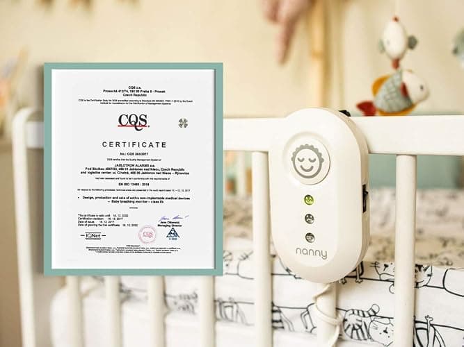 JABLOTRON™ Nanny BM02 Medically Certified Baby Breathing Monitor - Advanced Sensor Mat Tracks Baby’s Breathing - Instantly Alert Irregularities. Used in Homes Hospitals & Neonatal Units thumbnail 5