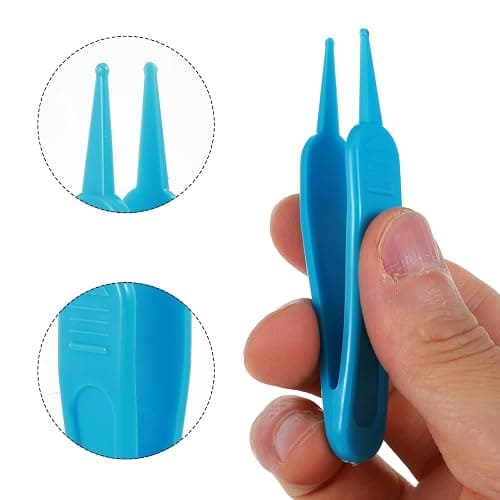 5 Pcs Nose Cleaning Tweezers, 5 Colors Baby Booger Picker with Round Head Effective Nose Picker Baby Ear Noses Navel Cleaner Clip for Babys Care thumbnail 3