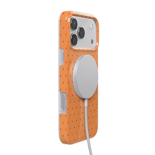 Casely iPhone 17 Pro Case | On the Dot | Orange Polka Dot | Compatible with MagSafe | Classic Ultra Thin Design thumbnail 5