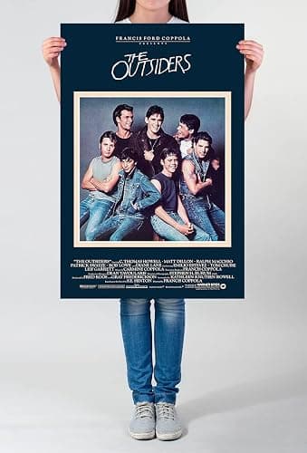 The Outsiders Movie Poster Wall Art Measures 24 x 36 inches (unframed) thumbnail 2