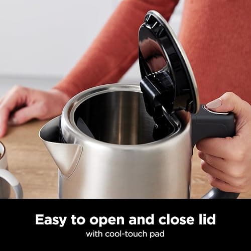 Ninja Perfect Temperature Kettle, 1.7L, with Temperature Control, LED Display, Easy to Use Kettle with Rapid Boil and Temperature Hold, Stone/Gold KT201UKSTGD thumbnail 14