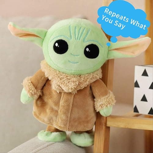 PAZATAO Talking Baby Yoda 7.8 Inch Walking, Talking, Interactive Plush Toy for Kids, Boys, Girls thumbnail 6
