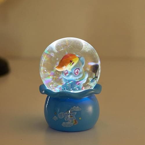 MINISO My Little Pony Crystal Ball Series Blind Box Collectible, Glittering Snow Globe Display Model for Room Decor & Birthday Gifts, Random Design (Single Box) thumbnail 5