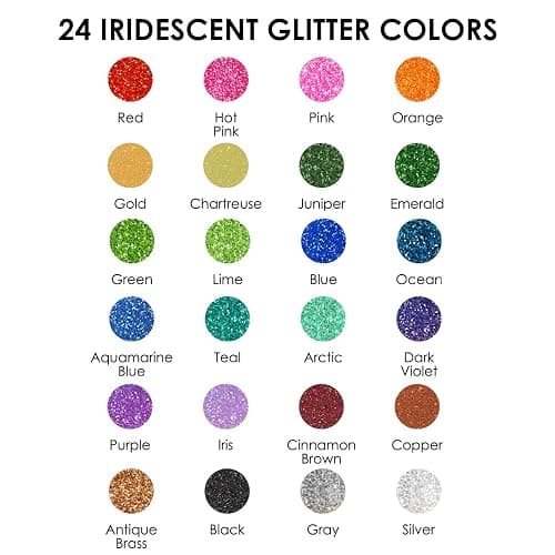 Grabie Glitter Metallic Markers, Extra-Fine Tip Glitter Acrylic Paint Markers, Quick-Drying Water-based Ink Glitter Pens for Adults, DIY Crafts Making (Extra Fine Tip 24 Colors, Pack of 24) thumbnail 7
