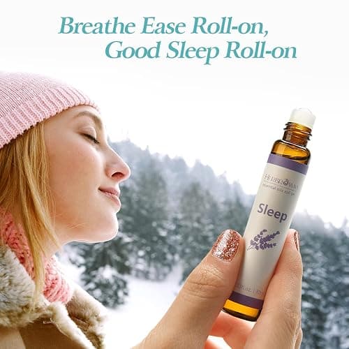HERBROMAS Aromatherapy Essential Oils Roll On Set, Natural Pre-diluted Blend Oils for Skin Use, Relaxation Gift for Women & Men, Pack 6 x10ml thumbnail 5
