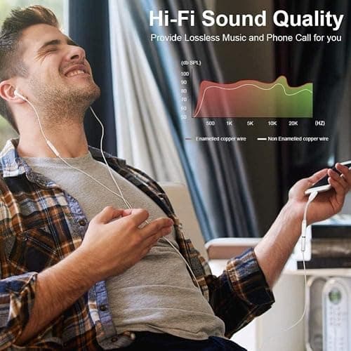 [Apple MFi Certified] 2 Pack Lightning to 3.5 mm Headphone Jack Adapter, iPhone Aux Adapter Converter Dongle Audio Cable Compatible with iPhone 14 13 12 11 X XS 8 7 thumbnail 8