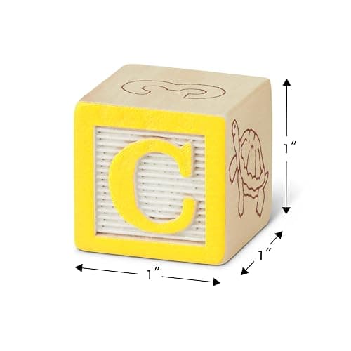 Melissa & Doug Deluxe Wooden ABC/123, 50-Piece Set of Classic Letter & Number Wooden Blocks (1” x 1”) with Storage Pouch, Sorting & Stacking Toys for Kids Ages 2+ thumbnail 3