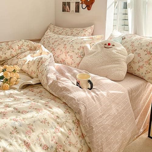 Beige Pink Bedsheet thumbnail 4