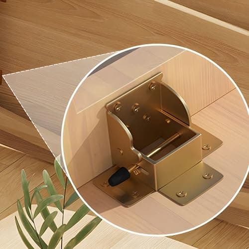 Amazon 2-Tier Foldable Modern Coffee Table Minimalist Wood Coffee Table with Storage Shelf Oval Mid Century Coffee Table for Small Apartment Living Room, Walnut 47" L x 19.5" W x 18" H thumbnail 5