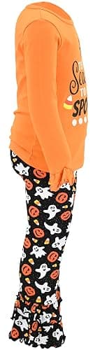 Unique Baby 2 Piece Girls Double Ruffle Leggings and Long Sleeve Shirt Clothes Set Kid and Toddler Girl Outfit thumbnail 5