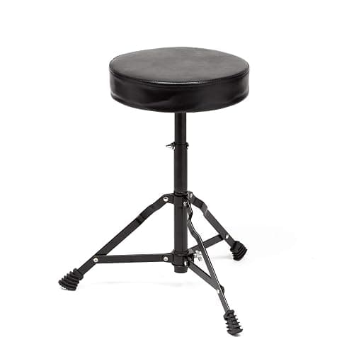 Ashthorpe 5-Piece Complete Full Size Adult Drum Set with Remo Batter Heads - Red thumbnail 7