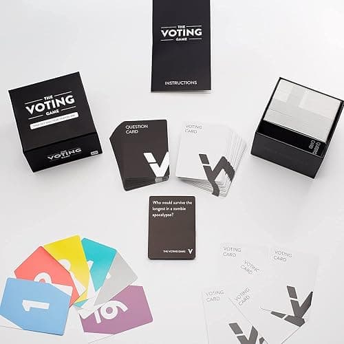 The Voting Game - The Hilarious Adult Party Card Game About Finding Out Who Your Friends are for White Elephant Parties, Stocking Stuffers + Board Games Night with Friends thumbnail 6