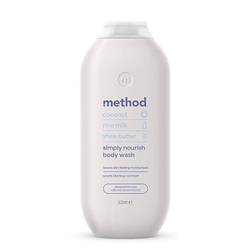 Method Duschgel, Simply Nourish, Kokosnuss, Reismilch und Sheabutter, 1 Stück, 532 ml - Image 1