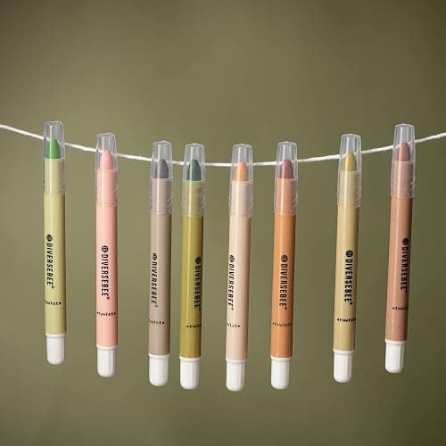 DIVERSEBEE Bible Highlighters and Pens No Bleed, 8 Pack Assorted Colors Gel Highlighters Set, Cute Bible Markers Study Journaling School Supplies and Accessories (Earthy) thumbnail 8