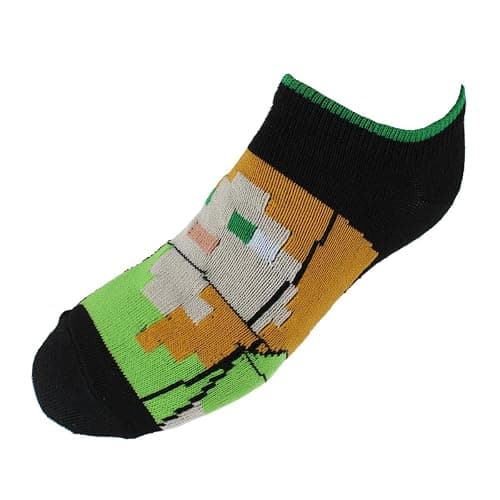 Centric Brands Minecraft Socks 6 Pairs of Socks for Boys Age 6-8 Gift Set for Kids thumbnail 7