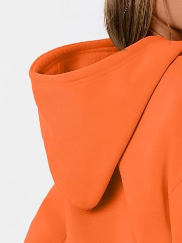 WYNNQUE Hoodies for Women Oversized Sweatshirts Fall Fashion Outfits 2025 Casual Sweaters Tops Fleece Workout Winter Clothes thumbnail 5