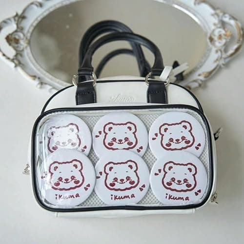 Vobomo Ita Bag Ita Backpack with Insert Big Capacity Single Shoulder Bag Crossbody Bag Y2k Handbag Commuter Bag (Brown) thumbnail 5