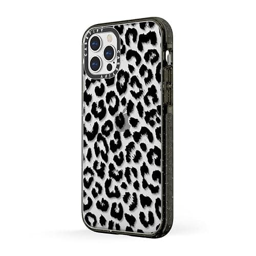 CASETiFY Impact Case for iPhone 12/ iPhone 12 Pro - Black Transparent Leopard - Clear Black thumbnail 5