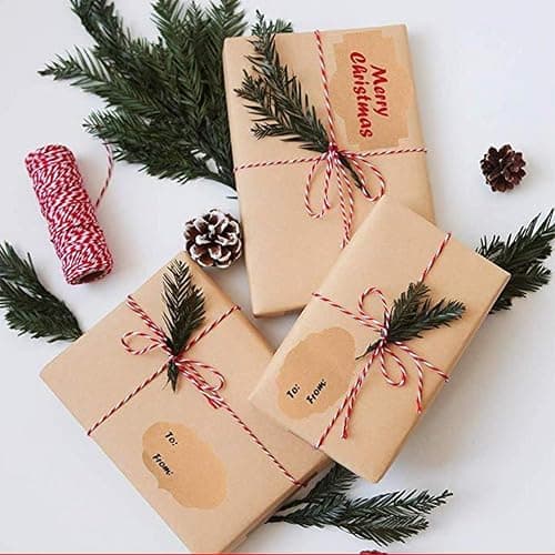 300 Pcs Gift Tags Stickers Name Labels Stickers, Self-Adhesive Handmade Bottle All-Purpose Jar Labels for Presents Christmas Decoration Jars Food Craft thumbnail 6