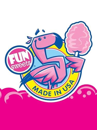 Fun Sweets Cotton Candy 4-Pack - Blue Raspberry and Cherry Swirl Flavor CottonCandy in 1.5 oz Tubs - Individual Carnival Cotton Candy Tubs thumbnail 7
