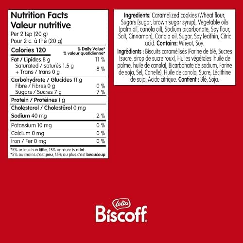 Lotus Biscoff Smooth Spread Jar, Caramelized Cookie Flavour, 1.6Kg, Vegan, Nut Free, No Added Colours or Flavours | Caramelised biscuit flavour, vegan, nut-free, no dyes or added flavours thumbnail 2
