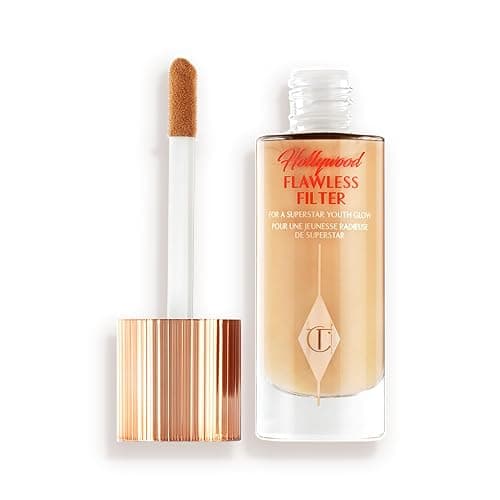 Charlotte Tilbury Hollywood Flawless Filter - Multi‑Use Makeup Primer, Complexion Booster & Illuminating Liquid Highlighter with Sheer Coverage - Smooths & Blurs Skin - Image 1