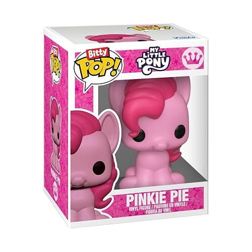 Funko Pop! Bitty: My Little Pony - Pinkie Pie, Rarity, Trixie, and Derpy - 0.9 Inch (2.2 Cm) - Cartoon Collectable - Gift Idea - Stackable Display Shelf Included thumbnail 4