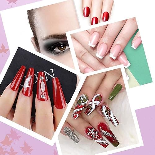 150 Pcs Clear Nail Swatch Sticks with Ring, Fan Shape Nail Art Tips, False Nail Sample Sticks, Nail Practice Color Display, Transparent Board thumbnail 7