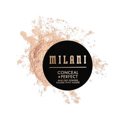 Milani Conceal + Perfect Blur Out Setting Powder Talc-Free -Translucent | Lightweight, Talc-Free Powder Blurs Skin And Works Across All Skin Tones. Vegan & Cruelty-Free. Made In Italy. - Image 1