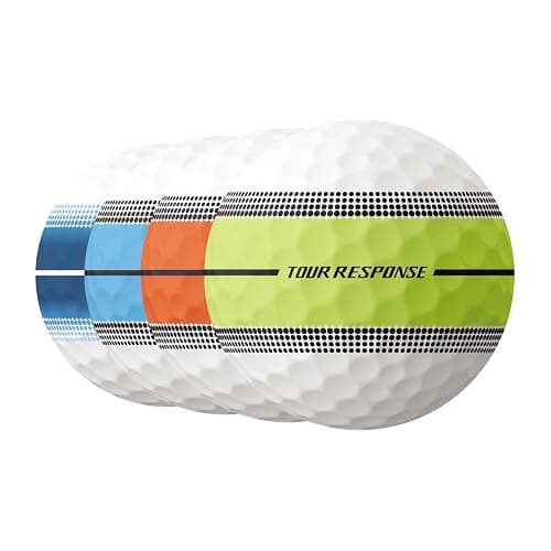TaylorMade Tour Response Golf Balls, Enhanced 360° ClearPath Alignment, Speed Wrapped Core for Distance and Feel, Pack of 12 thumbnail 2
