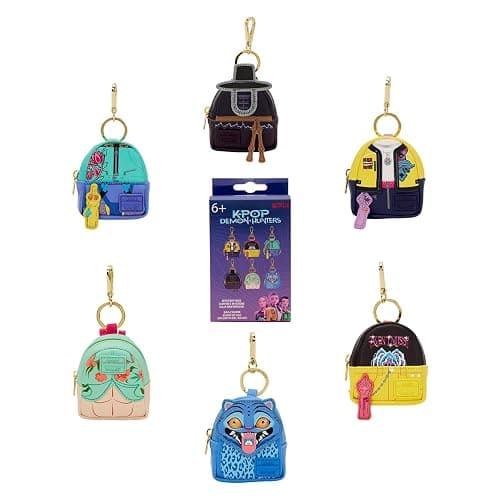Loungefly KPop Demon Hunters Cosplay Mystery Mini Backpack Keychain Charm - Image 1