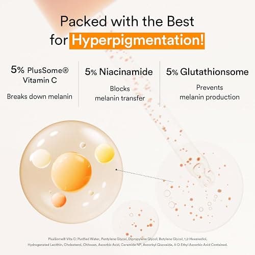 Abib Glutathiosome Dark Spot Serum Vita drop 1.69 fl.oz. | Korean Skincare, Dark Spot, Hyperpigmentation Treatment | Serum for Sensitive, Uneven Skin thumbnail 3