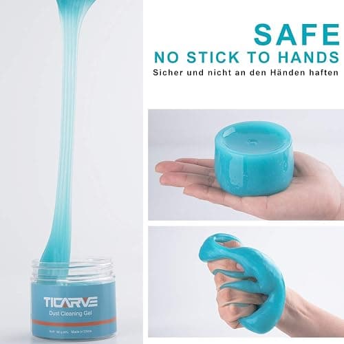 TICARVE Cleaning Gel for Car Detail Tools Car Cleaning Automotive Dust Air Vent Interior Detail Putty Universal Dust Cleaner for Auto Laptop Car Slime Cleaner thumbnail 8