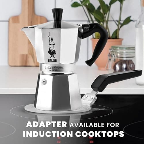 BIALETTI Moka Express 6-Cup Aluminum Stovetop Espresso Maker, Silver thumbnail 13