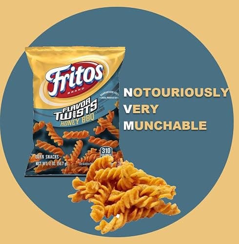 Fritos Honey BBQ Flavored Twists,2 ounce bags (Pack of 8), Bundled by City Wide Gourmet thumbnail 6