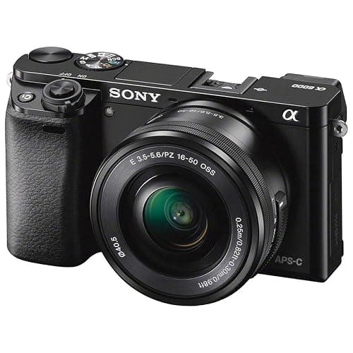 Sony Alpha a6000 Mirrorless Digital Camera 24.3MP SLR Camera with 3.0-Inch LCD (Black) w/16-50mm Power Zoom Lens - Image 1
