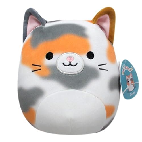 Squishmallows 8-Inch Tahoe Tortoiseshell Cat - Little Ultrasoft Official Kelly Toy Plush - Image 1
