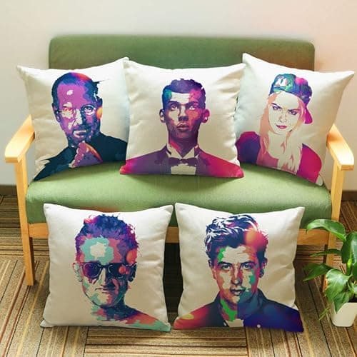 Shop&Three Custom Design Photos or Text Outdoor/Indoor Throw Pillowcase,Personalized Pet Photo Pillow, Love Photo Throw Pillowcases, Wedding Keepsake Throw Pillow Covers 20" x 20" thumbnail 5